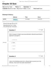 Chapter 32 Quiz Weebly