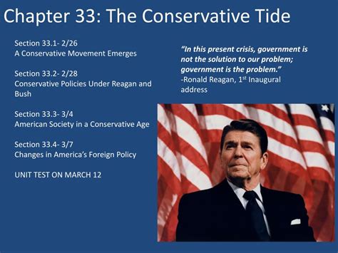 Chapter 33 The Conservative Tide Crossword Puzzle Answers