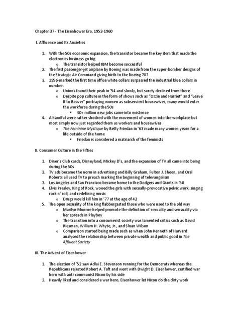 Chapter 37 Apush Quizlet