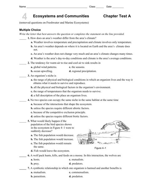 chapter 4 ecosystems and communities