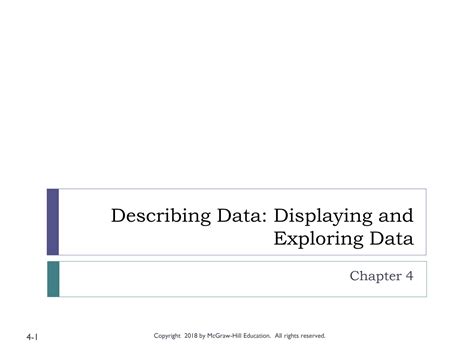 Chapter 4 Exploring Data With Graphs Sage Pub
