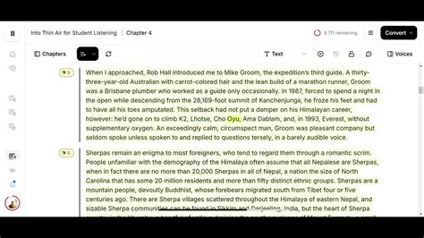 Chapter 4 Into Thin Air Summary
