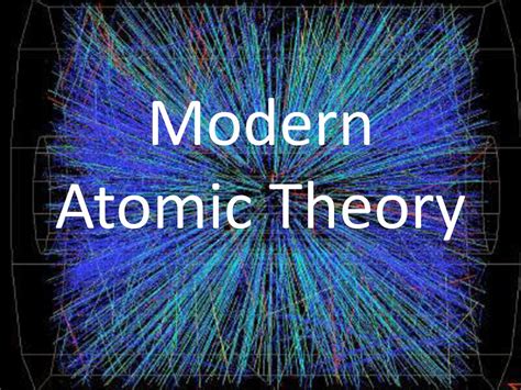 Chapter 4 Modern Atomic Theory Mark Bishop
