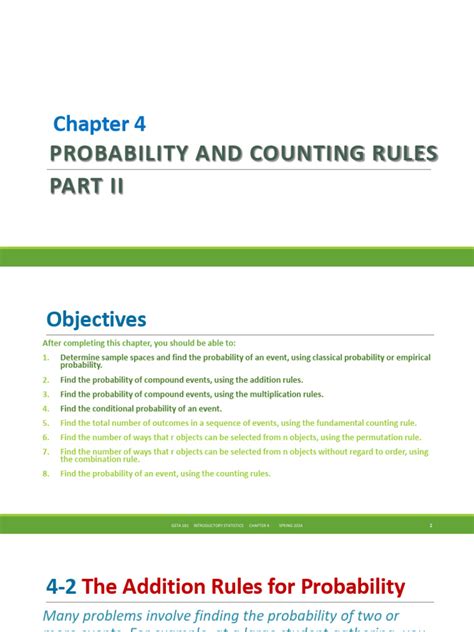 Chapter 4 Probability And Counting Rules Uc Denver