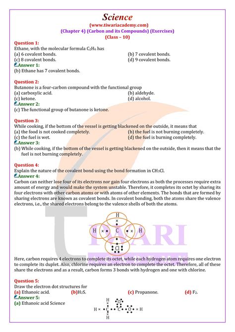 Chapter 4 Science Class 10 Notes