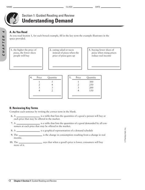 Chapter 4 Section 1 Guided Reading And Review Federalism The Division Of Power Answers