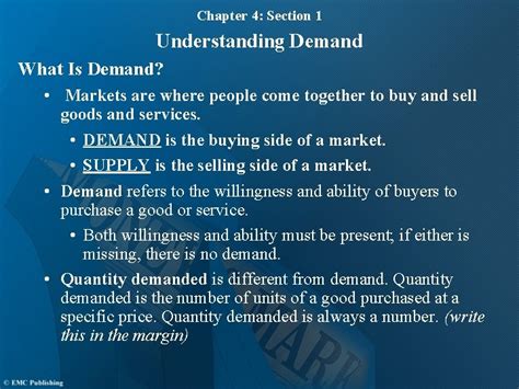 Chapter 4 Section 1 Understanding Demand Key Terms Understanding Demand Worksheet - Understanding Demand Worksheet