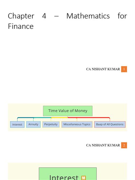 Chapter 4 Time Value Of Money Kfupm