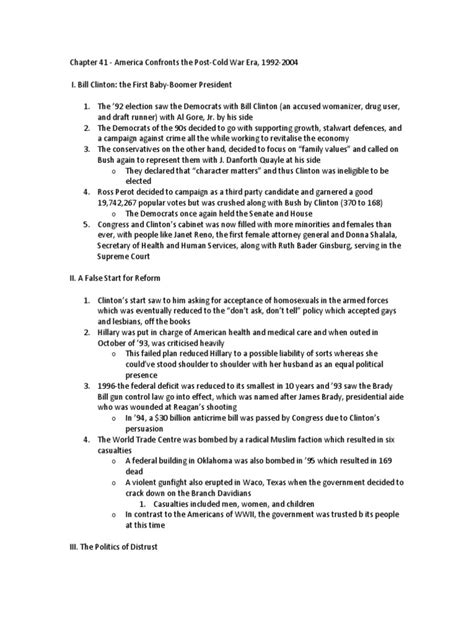 Chapter 41 Apush Packet Answers Part Ii