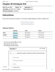 Chapter 42 Urinalysis Answer And