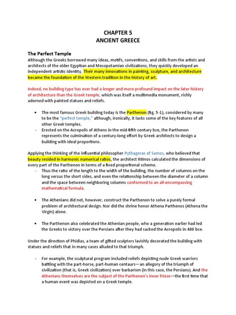 Chapter 5 Ancient Greece Study Guide 1 2 3 4 5 6