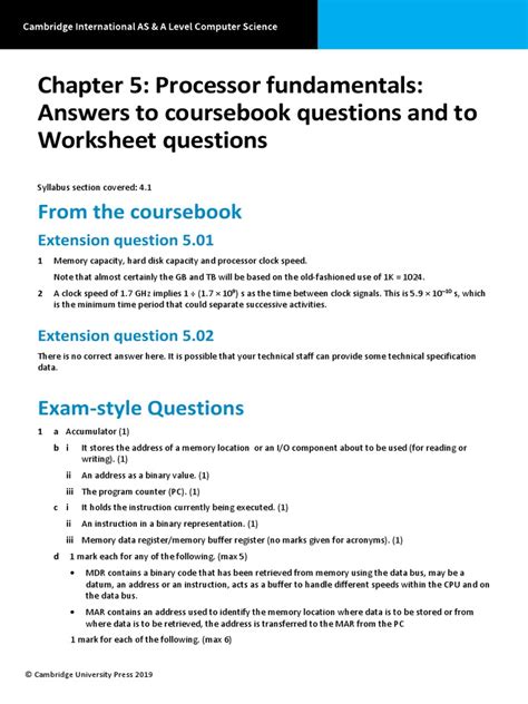 Chapter 5 Answers Pbworks