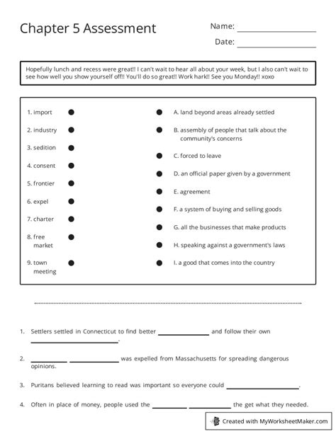 Chapter 5 Assessment Weebly