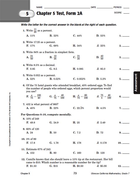 Chapter 5 Chapter Test B
