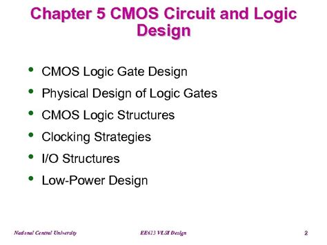 Chapter 5 Cmos Logic Building Blocks Monash University