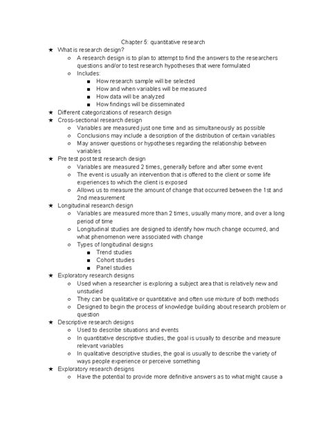 Chapter 5 Quantitative Research Methods Springer