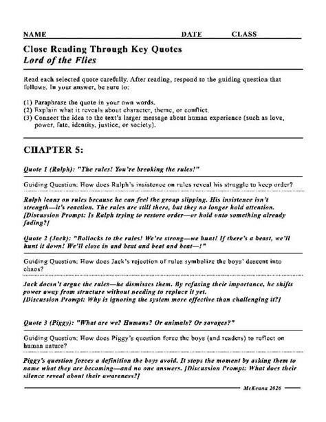 Chapter 5 Quotes Lord Of The Flies