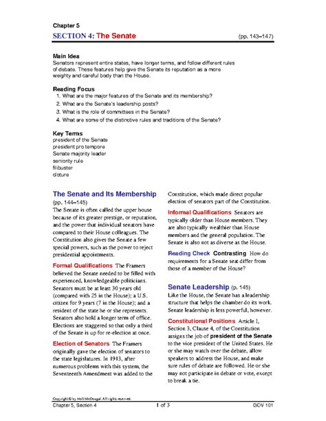 Chapter 5 Section 4 The Minor Parties