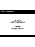 Chapter 5 Storage Devices Ftms
