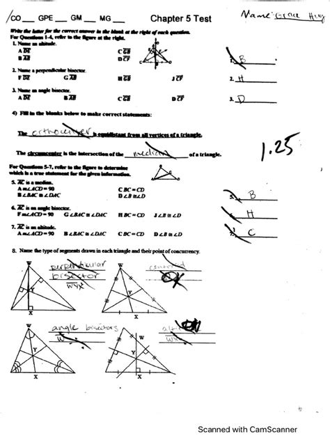Chapter 5 Test Geometry