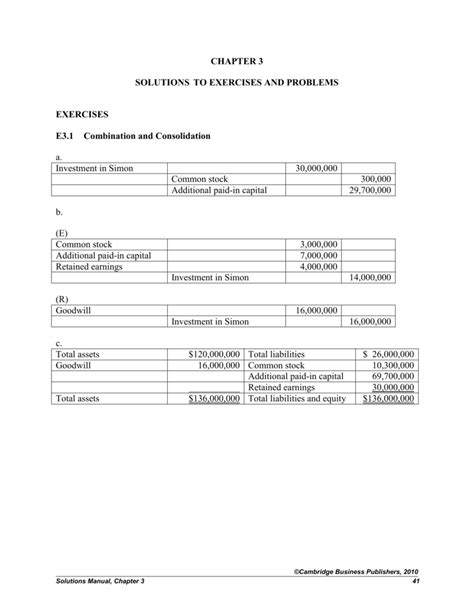 Chapter 6 Advanced Accounting Solutions Hoyle