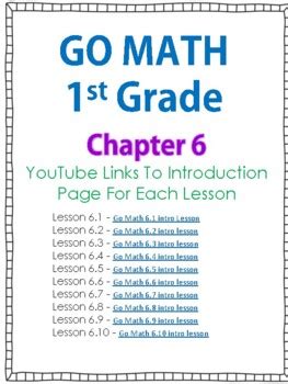 Chapter 6 Performance Tasks Bergssmath