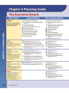 Chapter 6 Planning Guide Millersburg Area School District