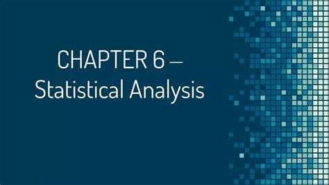 Chapter 6 Statistical Analysis Of Output From