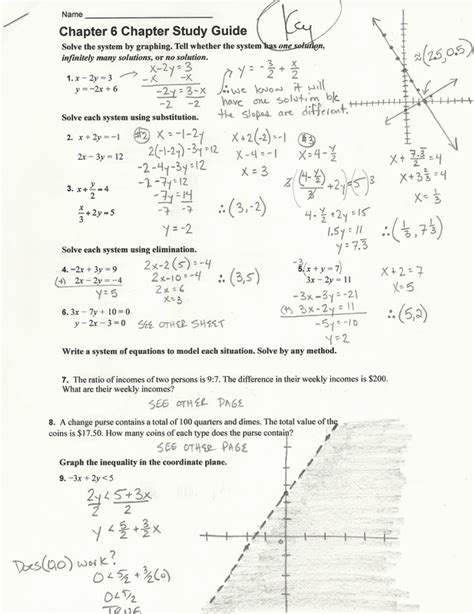 Chapter 6 Study Guide Answers