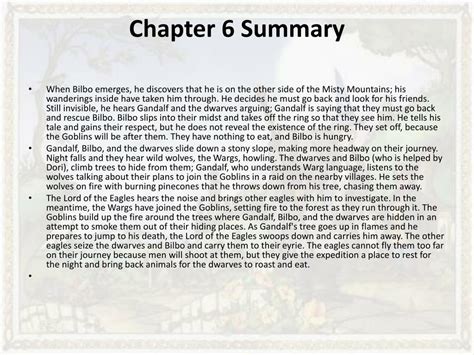 Chapter 6 Summary The Hobbit