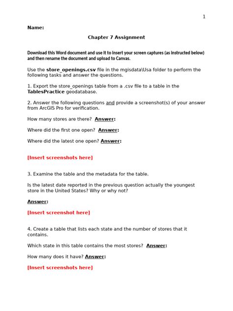 Chapter 7 Assignment Jensen