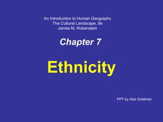 Chapter 7 Ethnicity Weebly