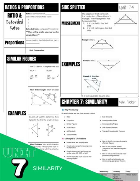 Chapter 7 Geometry Notes