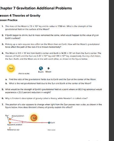 Chapter 7 Gravitation Practice Problems Answers Nettit