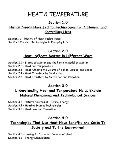 Chapter 7 Lesson 3 Outline Thermal Energy On Thermal Energy Transfer Worksheet Answer Key - Thermal Energy Transfer Worksheet Answer Key
