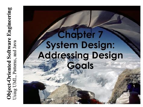 chapter 7 object oriented software engineering addressing
