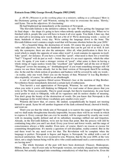 Chapter 7 Of 1984