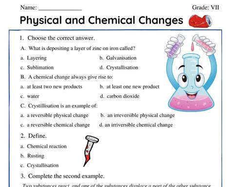 Chapter 7 Physical Science Worksheet Answer Ajread