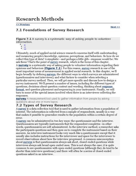 Chapter 7 Research Methods Design And Statistics In