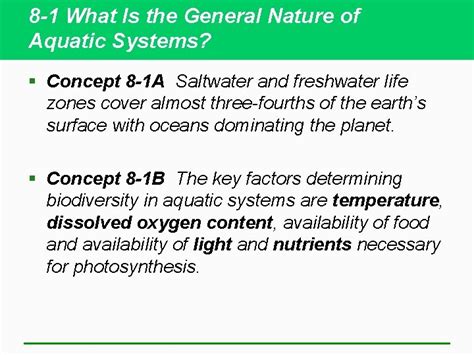 Chapter 8 Aquatic Biodiversity Core Case Study Why Should