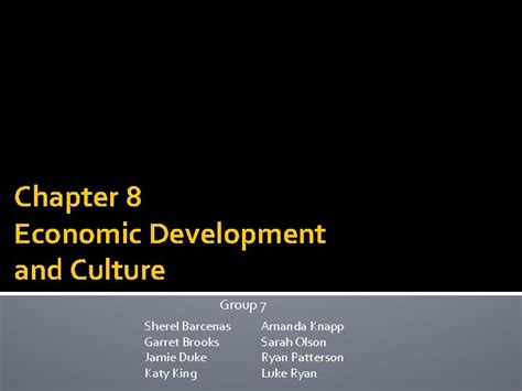 Chapter 8 Economic Development Section 108