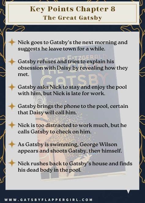 Chapter 8 Gatsby Summary
