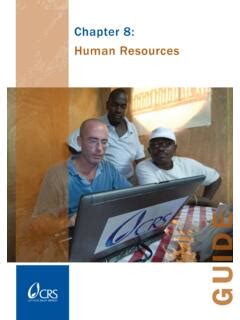 Chapter 8 Human Resources Crs