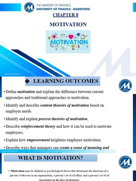 chapter 8 the motivation to work