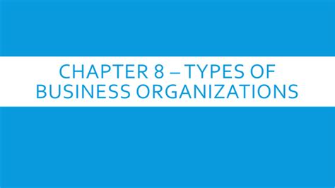 Chapter 8 Types Of Business Organizations 520 Plays Worksheet Business Organizations Answers - Worksheet Business Organizations Answers