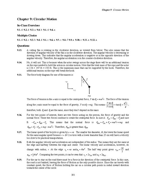 Chapter 9 Circular Motion Loudoun County Public Schools