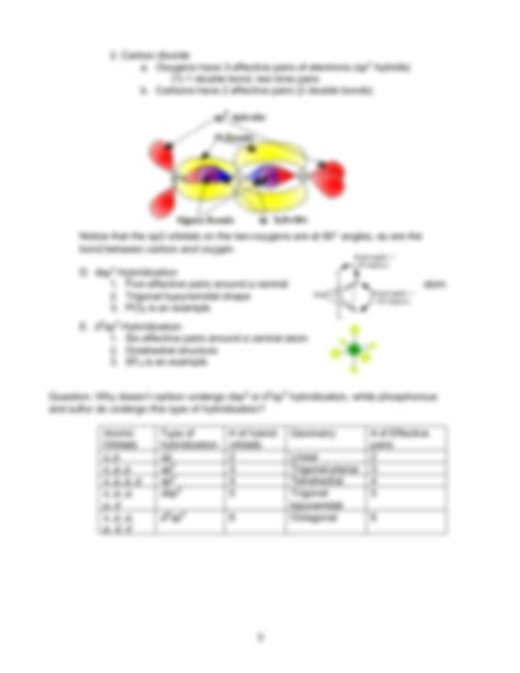 Chapter 9 Covalent Bonding Study Guide Answers
