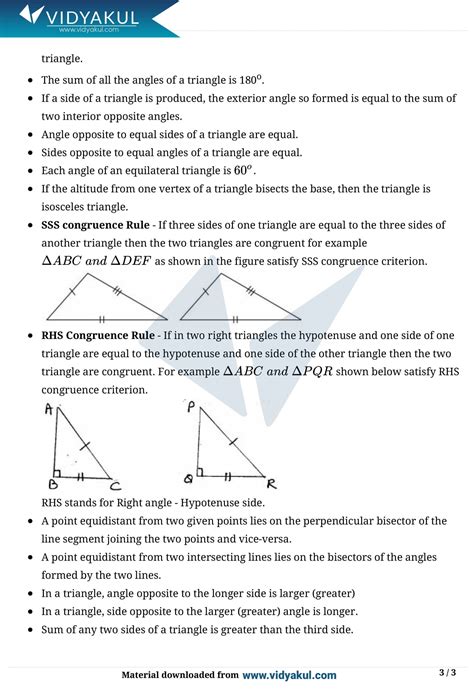 chapter 9 geometry notes