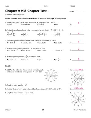 Chapter 9 Mid Chapter Test Answers