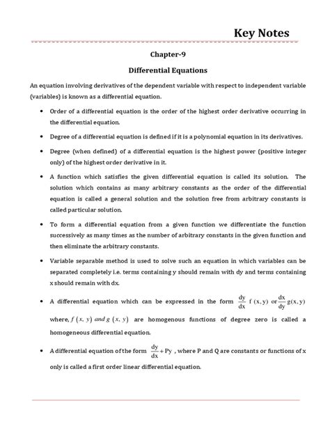 Chapter 9 Nonlinear Differential Equations And Stability